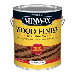 Minwax Wood Finish Semi-Transparent Red Mahogany Oil-Based Penetrating Wood Stain 1 gal