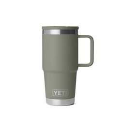 YETI Rambler 20 oz Pampa Green BPA Free Travel Straw Mug