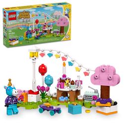 LEGO Animal Crossing Julian's Birthday Party Building Set Multicolor 170 pc