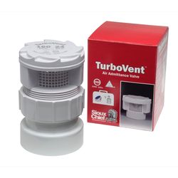 Sioux Chief TurboVent Schedule 40 1-1/2 in. Hub in. X 2 in. D Hub PVC Air Admittance Valve 1 pk