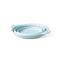 Krumbs Kitchen Blue Silicone Strainer