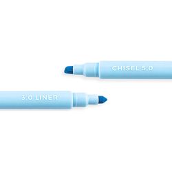 OOLY Pastel Liners Assorted Fine and Chisel Tips Markers 8 pk