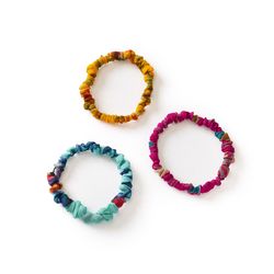 Matr Boomie Women's Upcycled Sari Assorted Bracelet