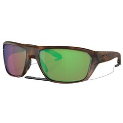 Oakley Split Shot Sunglasses Unisex Tortoise Frame Green Lens Polarized Blue Light Blocking