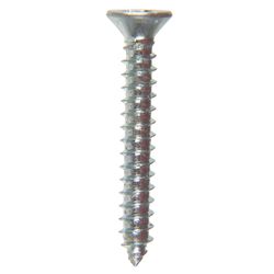 HILLMAN No. 6 Ga. X 1 in. L Phillips Flat Head Sheet Metal Screws 100 pk