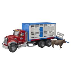 Bruder Mack Granite Cattle Transporter Multicolored