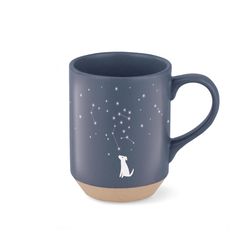 Pet Shop by Fringe Studio 12 fl. oz. Navy BPA Free Celestial Dog Mug
