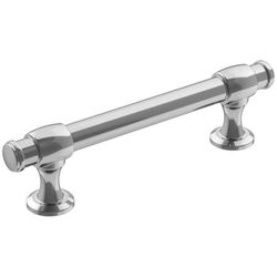 Amerock Traditional Bar Cabinet Pull 3-3/4 in. Polished Chrome Silver 1 pk