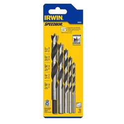 IRWIN Steel Drill Bit Set Round Shank 5 pc