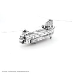 Fascinations Metal Earth CH-47 3D Model Kit Silver