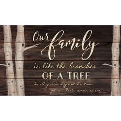 P Graham Dunn 14 in. H X 24 in. L Black/White Wood Wall Art