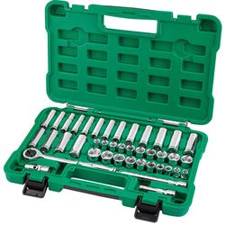 SK Tools Arrow Fastener 3/8 each X 3/8 in. drive Metric/SAE Socket Set