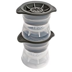 Tovolo Clear/Gray Silicone/Polypropylene Sphere Ice Molds