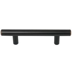 Laurey Melrose T-Bar Cabinet Pull 4 in. Oil Rubbed Bronze Black 1 pk
