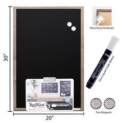 Bazic Products 20 in. H X 30 in. W Screw-Mounted Magnetic Chalkboard