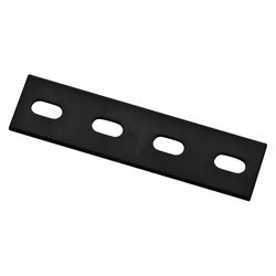 National Hardware 6 in. H X 1.5 in. W X 0.125 in. D Black Carbon Steel Flat Mending Plate