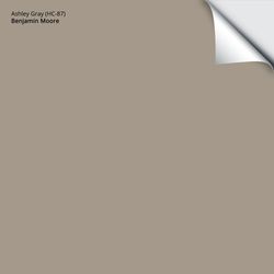 Benjamin Moore Ashley Gray Peel & Stick Color Sample HC-87