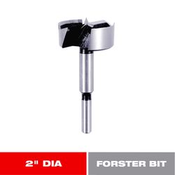 Diablo 2 in. X 3-1/2 in. L High Speed Steel Forstner Drill Bit Round Shank 1 pc