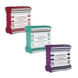 Kane Home Assorted Microfiber Zigzag Kitchen Utility Cloth 6 pk