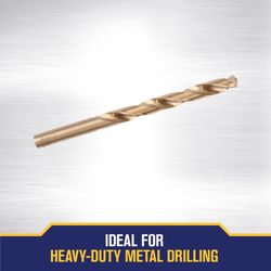 IRWIN 11/32 in. X 4-3/4 in. L Cobalt Alloy Steel Drill Bit Straight Shank 1 pc