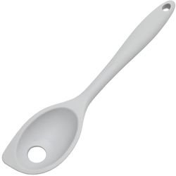 Chef Craft Premium Gray Silicone/Steel Mixing Spoon