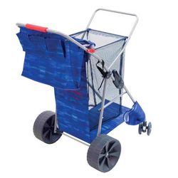 Rio Brands 41 in. H X 27 in. W X 36.3 in. D Collapsible Beach Cart