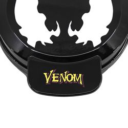 Uncanny Brands Marvel Venom 1 waffle Black Aluminum Waffle Maker