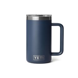 YETI Rambler 24 oz Navy BPA Free Ceramic Lined Mug with MagSlider Lid