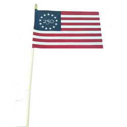 Annin Betsy 250 Patriotic Flag 8 in. H X 12 in. W X 0  L