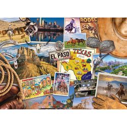 Eurographics Texas - Road Trip Jigsaw Puzzles Multicolored 1000 pc