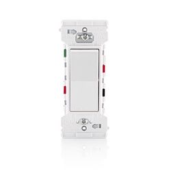 Leviton Lever Edge 15 amps 3-Way Rocker Switch White 1 pk