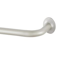 Kenney Sun Zero Satin Silver Silver Modern/Contemporary Curtain Rod 48 in. L X 86 in. L