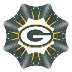 Spinfinity Designs Stainless Steel 12 in. Green Bay Packers Wind Spinner