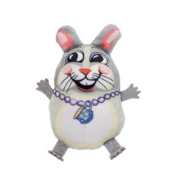 Fuzzu For Cat Multicolored Tea Cup Fluffs Bunny Catnip Toy One Size 1 pk