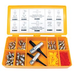 LockNLube Assorted Grease Fitting Replacement Kit 1 pk