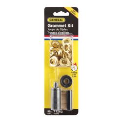 General 3/8 in. D Brass Grommet Kit 1 pk