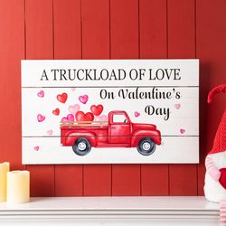Glitzhome Valentine Wall sign Wood 1 pc