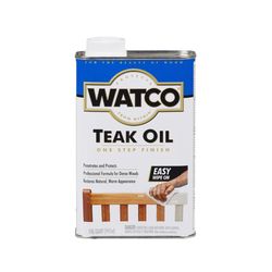 WATCO Transparent Clear Oil-Based Teak Oil 1 qt