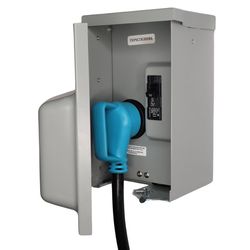 Connecticut Electric 30 amps 120/240 V 1 space 30 amps Power Outlet Box