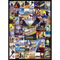 Eurographics Railroad Adventures Jigsaw Puzzles Multicolored 1000 pc