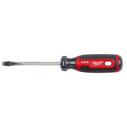 Milwaukee 1/4 in. X 4 in. L Slotted Screwdriver 1 pk