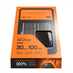 Gallagher 11 in. H X 8 in. L HDPE Plastic Electric Solar Fence Energizer Orange