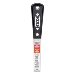 Hyde Black & Silver 3/4 in. W X 7 in. L High-Carbon Steel Flexible Putty Knife