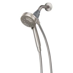 Moen Engage Brushed Nickel ABS 6 settings Handheld Showerhead 1.75 gpm