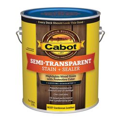 Cabot Semi-Transparent Low VOC Semi-Transparent Cordovan Leather Oil-Based Alkyd Stain and Sealer 1