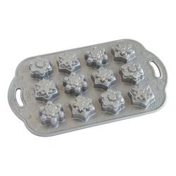 Nordic Ware 9 in. W X 15 in. L Frosty Flakes Cakelet Pan Silver