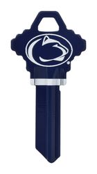HILLMAN NCAA Penn State Nittany Lions House/Office Key Blank 68 Single For Schlage Locks Blue