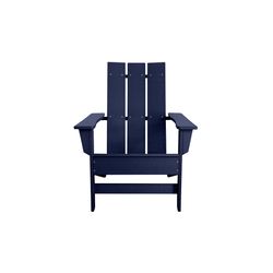 Durogreen Tangent Aria Navy Blue HDPE Frame Adirondack Chair
