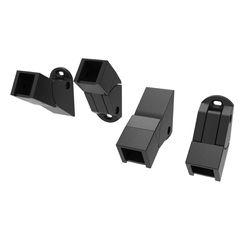Fortress Railing Products Fe26 Steel UB04 Stair Bracket 1 in. H X 1 in. W X 1 in. L Steel Stair Brac