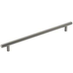 Amerock Caliber Contemporary Bar Cabinet Pull 10-1/16 in. Satin Nickel Silver 1 pk